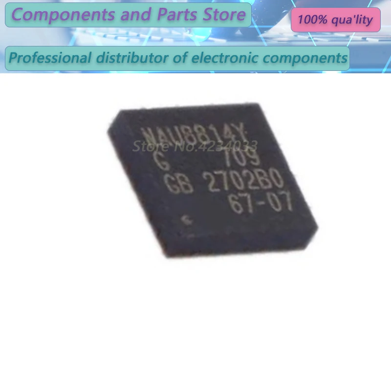 

10 шт. NAU8814YG NAU8814Y NAU8814 QFN24 новый100% NAU8814YG