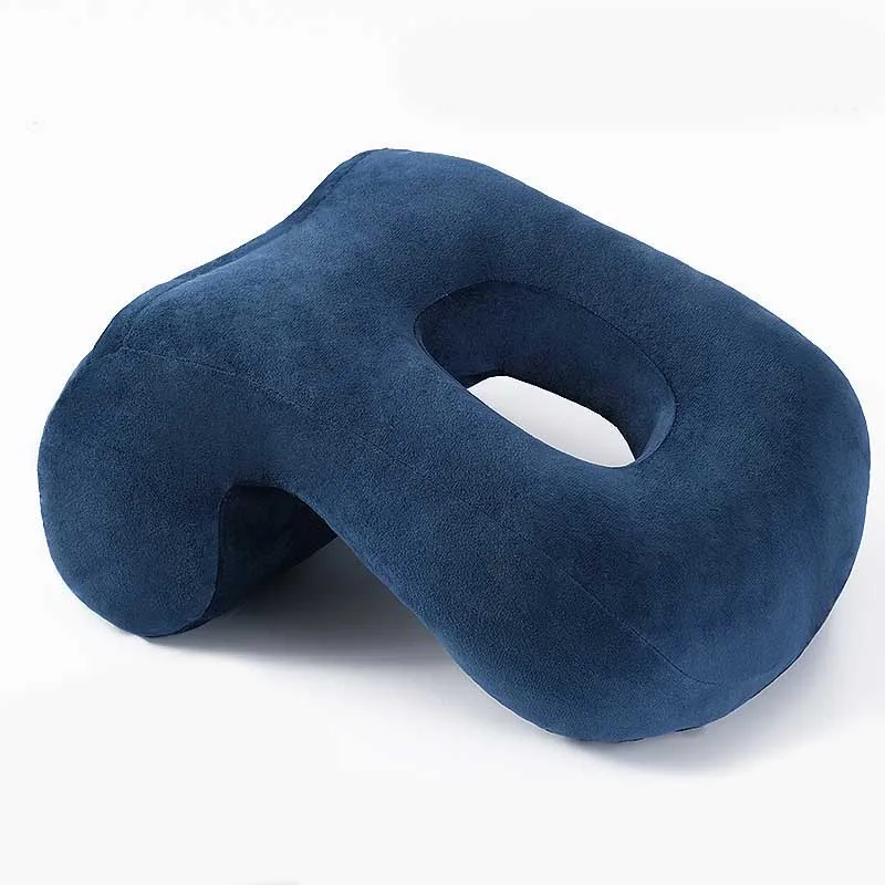 Portable Travel Office Neck Support Simple Solid Color U -shaped Hollow Out Nap Pillow Sleeping Cushion Home Decor