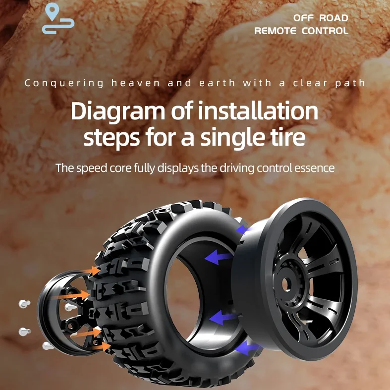 70 km/u 4WD hoge snelheid RC auto vrachtwagen 2.4G 1:18 LED-verlichting off-road drift onafhankelijke ophanging borstelloze afstandsbediening vrachtwagen