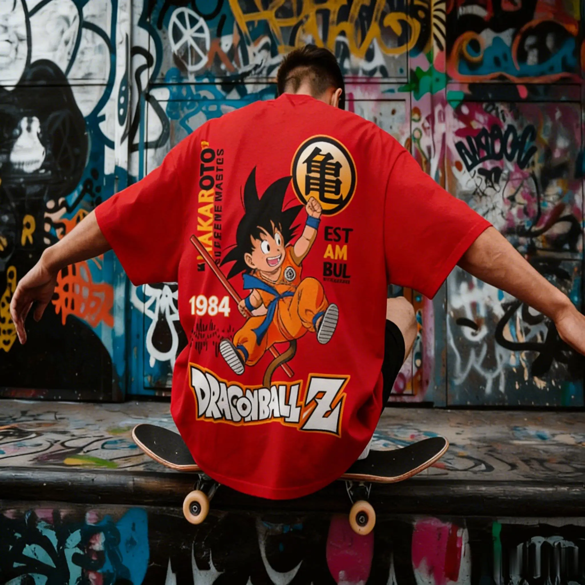 Dragon Ball Goku Anime T-shirt Mannen Vrouwen 2026 Zomer Oversized Casual Korte Mouw Tops Streetwear Grafische Tee Cartoon Print Y2k