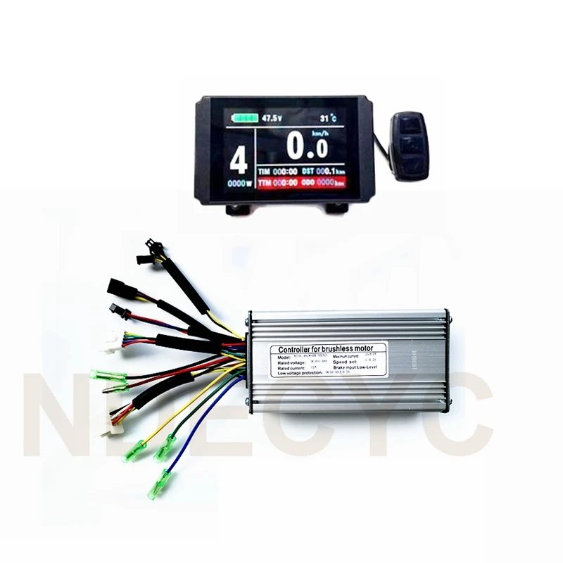 US Freeshipping 36V/48V 750-1000W 25A KT Brushless DC Motor Controller Ebike Controller + LCD3/LED900/LCD8H Display