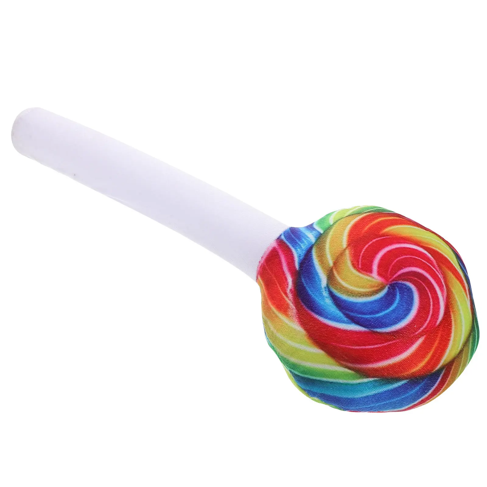 

Candy Shape Pillow Lollipop Design Vibrant Rainbow Swirl Pattern Soft Comfortable Throw Cushion Home Decor Living Room Bedroom