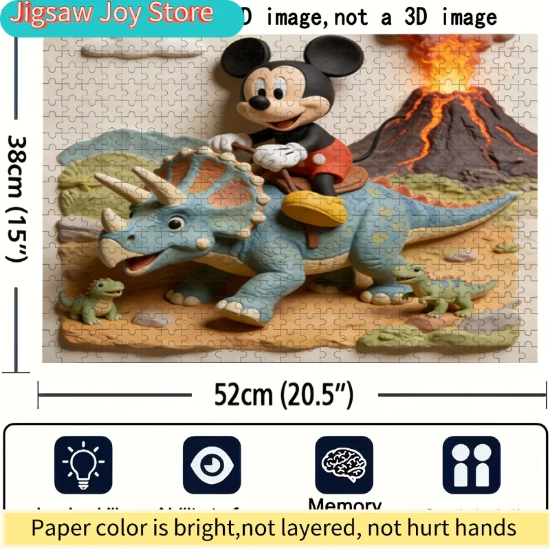 ดิสนีย์ ดิสนีย์ สติทช์ และมิกกี้ โฮม เดคคอร์ พริ้นท์ |   ปริศนาจิ๊กซอว์แบบแบน 2 มิติ เหมาะสำหรับการท้าทายปริศนาสำหรับผู้ใหญ่ คริสต์มาสที่สมบูรณ์แบบ