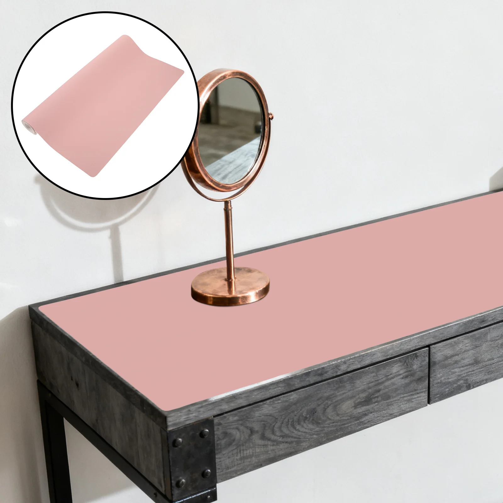 

Makeup Vanity Table Top Protector Mat Waterproof Pu Desk Pad Scratch Resistant Heatproof Non Slip For Dorm Home