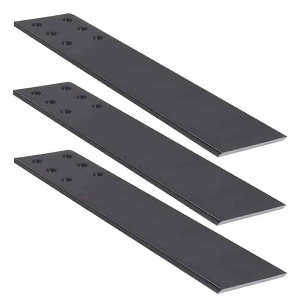 12 Inch Solid Iron Countertop Support Bracket 3 Pack Heavy Duty Hidden Floating Shelf Brackets Top Mount Wall Support 800 lbs