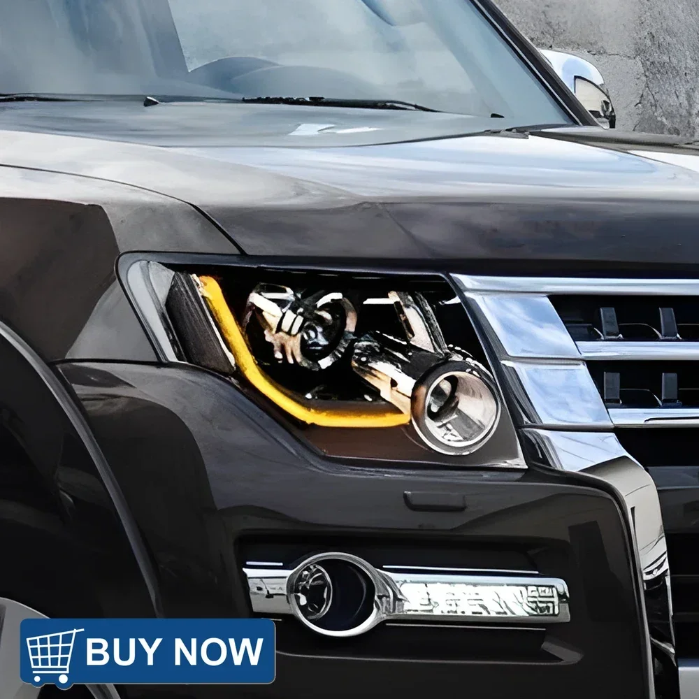 لميتسوبيشي باجيرو V93 V97 2009-2021 LED مجموعة المصابيح الأمامية للسيارات ترقية ديناميكية العارض عدسة مصابيح السيارة اكسسوارات أداة #5