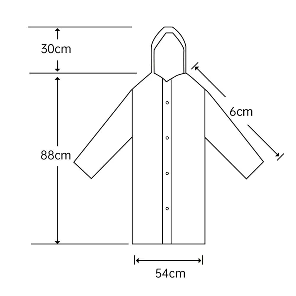 Niet-Wegwerp Kinderregenjas Basisschoolleerlingen Uit Één Stuk Verdikte Regenjas Eva Kinderregenjas