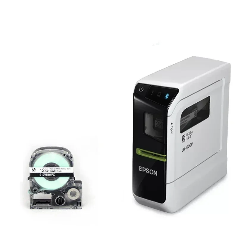 Diskon Besar 2025 EPSON Asli LW-600P Printer Termal Label Portabel Stiker Tahan Air Kantor Rumah USB Bluetooth 6/9/12/18/24 MM
