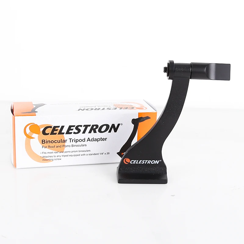 Celestron-portátil binocular tripé adaptador, conversor Universal, Mount Bracket, totalmente metal para telhado e binóculos