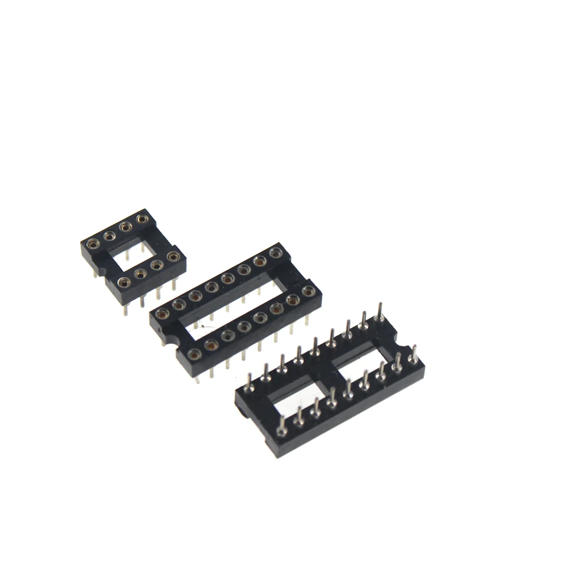 20PCS IC socket round hole Narrow Wide DIP 6 8 14 16 18 20 24 28 40 pin DIP6 DIP8 DIP14 DIP16 DIP18 DIP20 DIP28 DIP40 pins