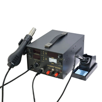 SAIKE 909D 3 in 1 Hot air gun rework station Soldering station power supply soldering machine 220V /110V