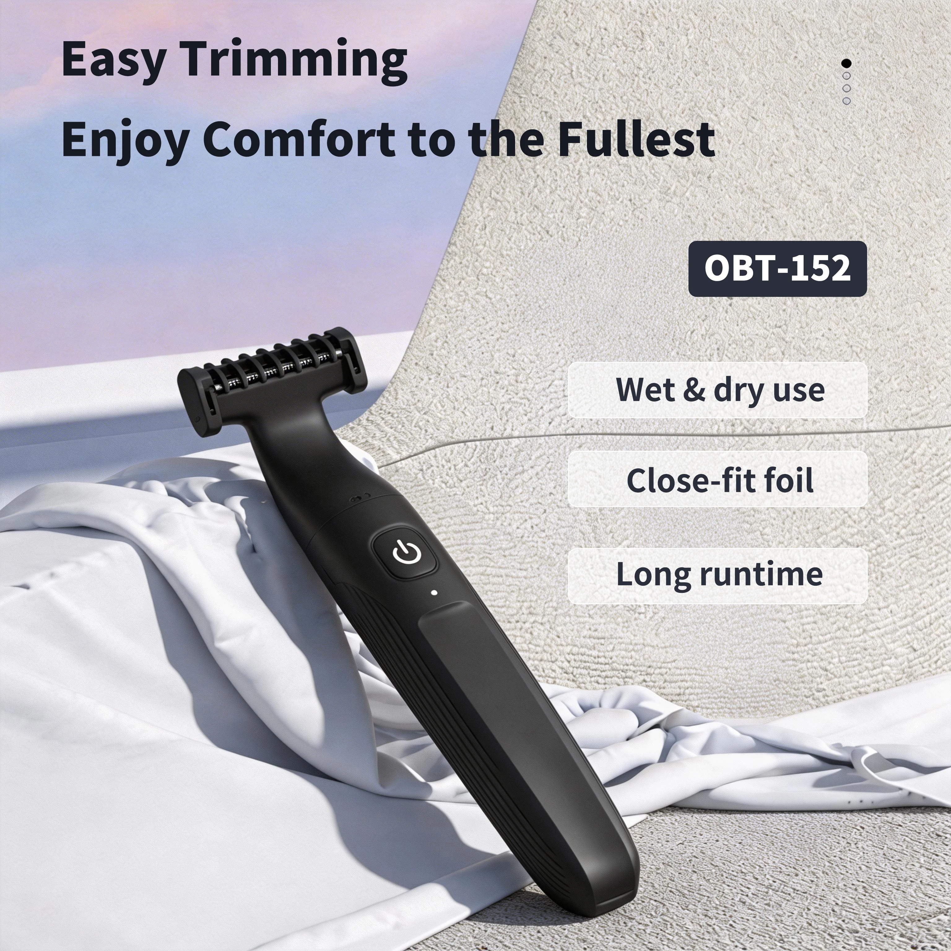 Electric Shaving Set - Unisex - USB Dual Use Trimmer, Painless Hair Removal Device, Suitable for Underarms, Legs, Arms, Beards