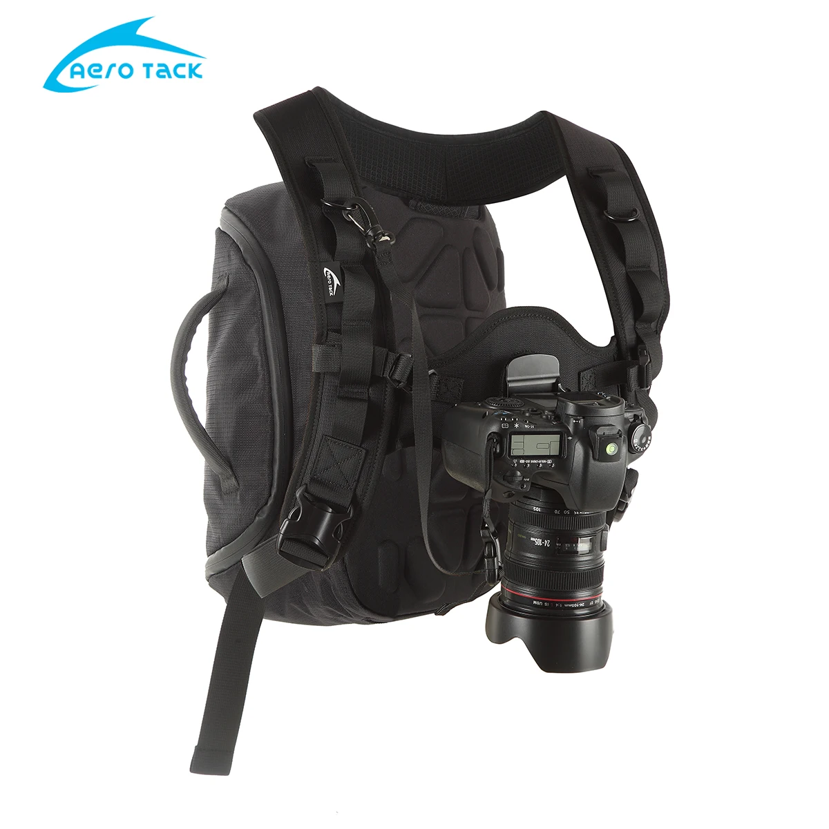 Aero Tack Camera Backpack with Camera Chest Harness Quick Release Adjustable for Canon Sony Nikon DSLR Mirrorless