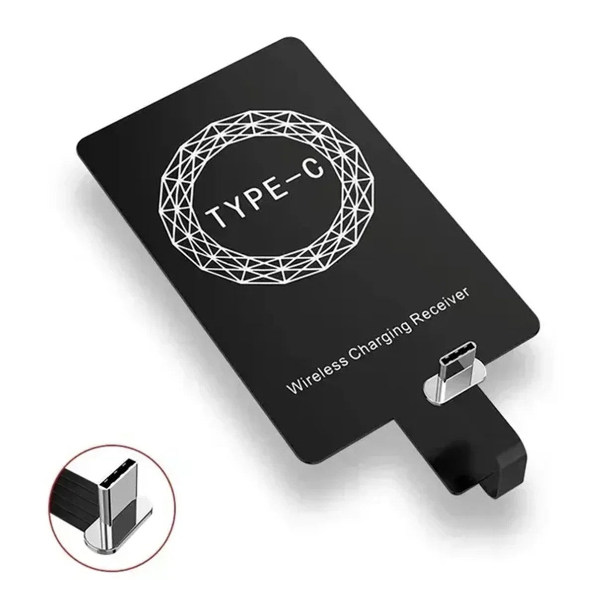 Type-C Wireless Charging Receiver Type C Fast Wireless Charger Adapter for Samsung Huawei Xiaomi - Image 3