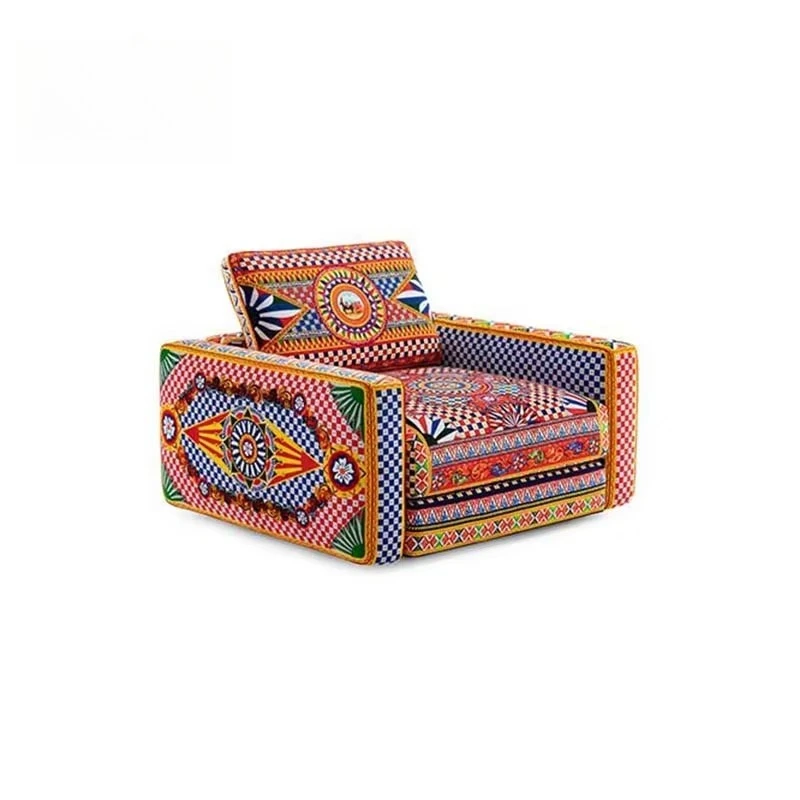 Italian brand modern living room lounge chair high back accent chair