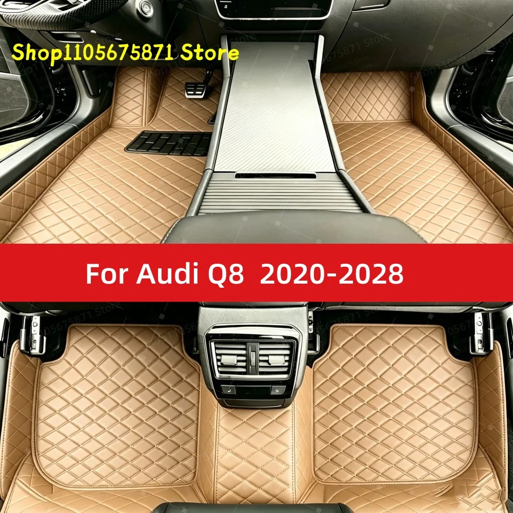 Custom Car Floor Mats Fit For Audi Q8 2028 2027 2026 2025 2024 2023 2022 2021 2020 Car Mat Accessories Mats Carpets