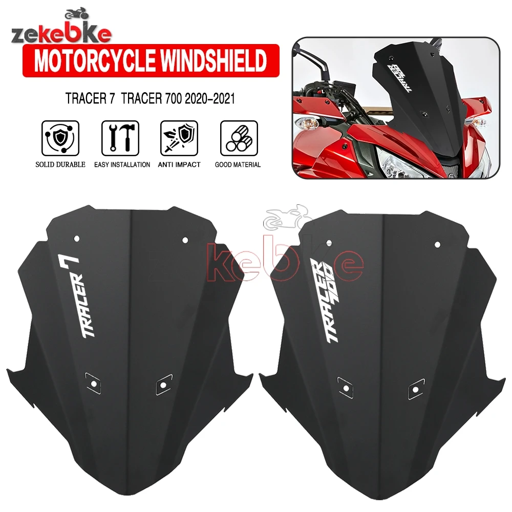 

FOR YAMAHA TRACER 7 700 GT G T gt 2020-2023 2024 2025 Motorcycle TRACER700 2024 2025 Double Bubble Windshield WindScreen Screen