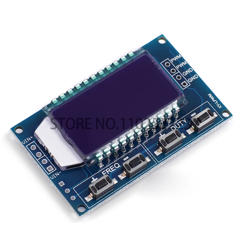 XY-LPWM 1Hz-150Khz Signal Generator PWM Board Module Pulse Frequency Duty Cycle Adjustable Module LCD Display 3.3V-30V