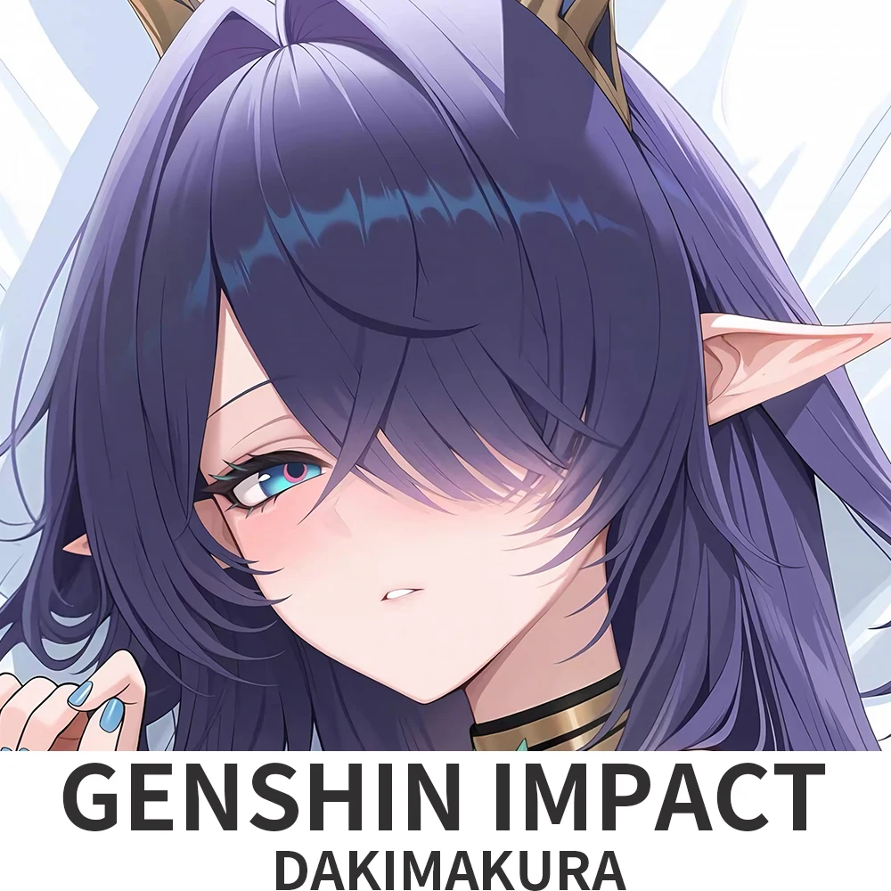Dakimakura – taie d'oreiller, corps de câlin, Anime Genshin Impact Lauma, housse de coussin