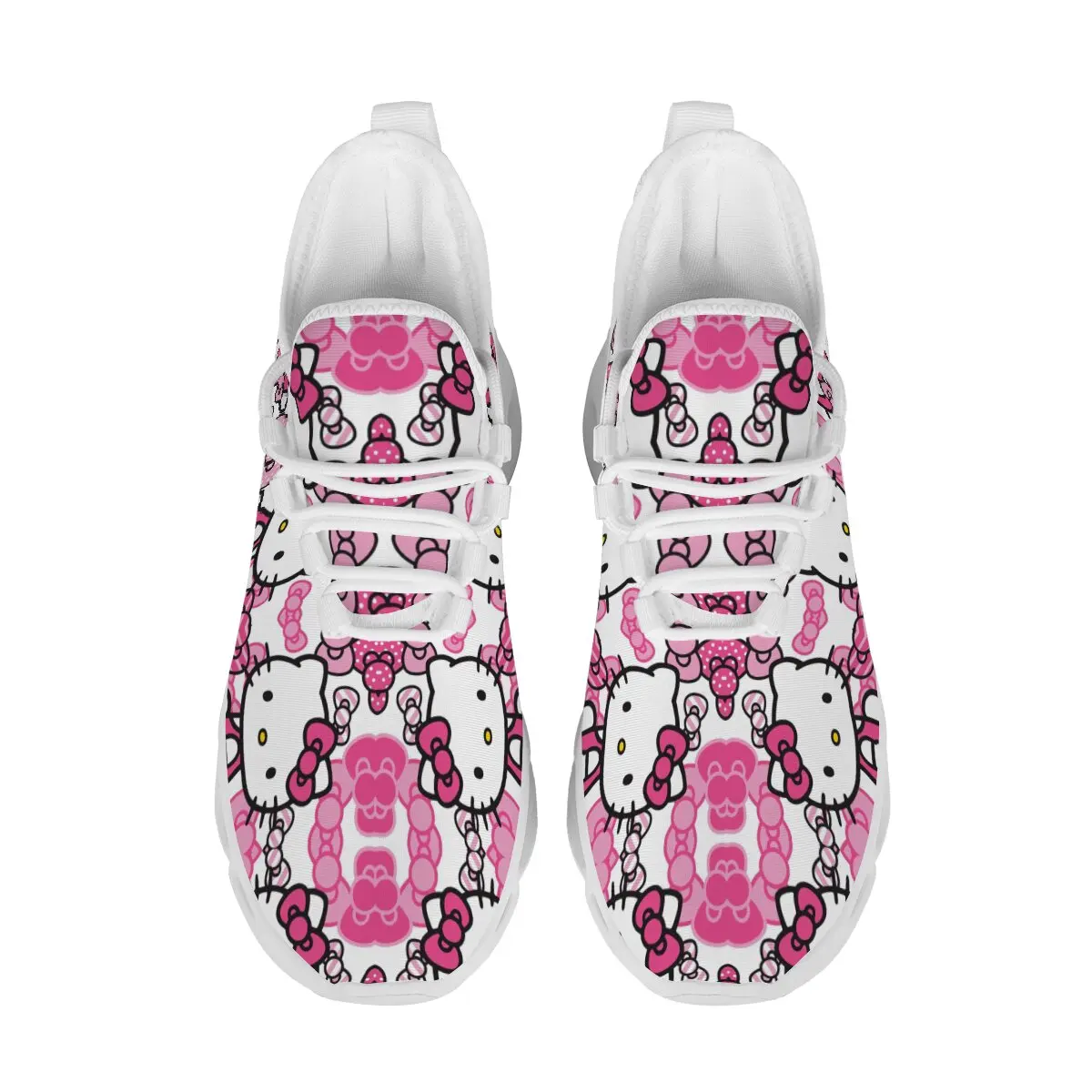 كارتون ديزني سلسلة ميكي ماوس تصميم نمط تحلق المنسوجة خفيفة الوزن هدية العيد الدانتيل متابعة بالإضافة إلى حجم الأحذية الرياضية عارضة #4