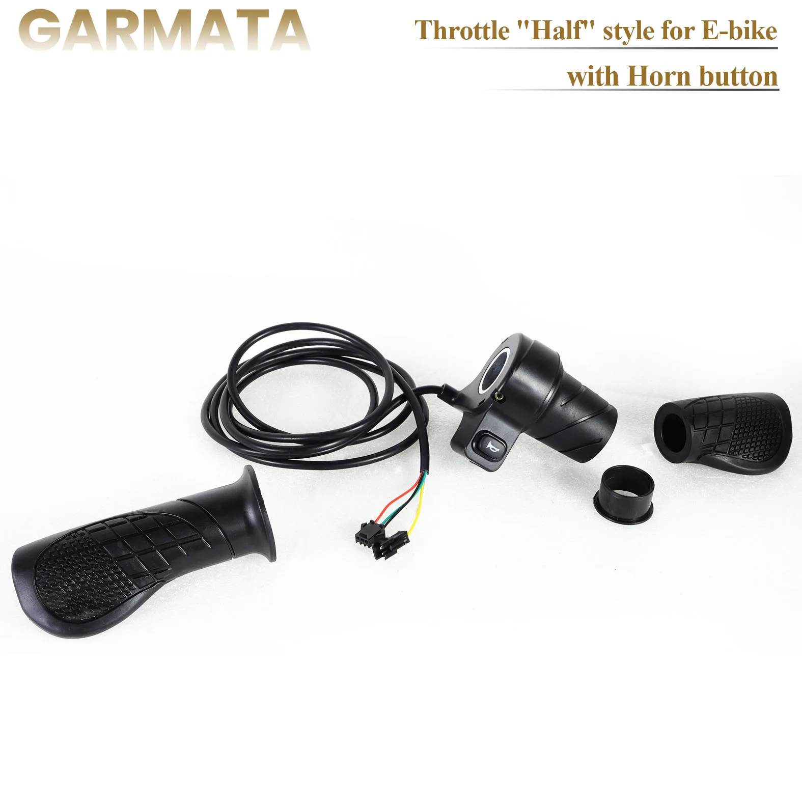 

Дроссельная заслонка "Половина" для электронного велосипеда с кнопкой звукового сигнала и ручками