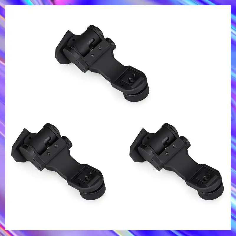 

A24U 3X PVS-14 Dovetail J Arm Bracket NVG J Arm Night Vision Mount Aluminum Helmet Adapter