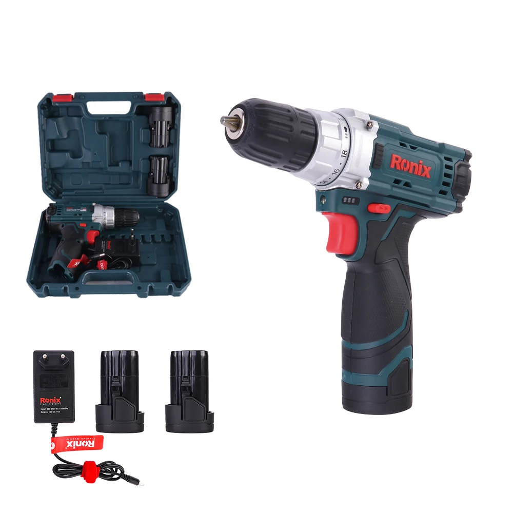 

DIY Rechargeable Portable 2 Lithium Battery Power Tool Combination Kit Impact Driver Cordless Brushless Electric Screwdriver