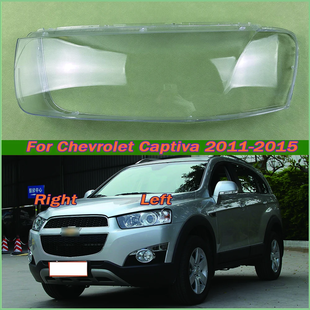 

For Chevrolet Captiva 2011-2015 Headlight Cover Transparent Lampshade Lamp Lens Headlamp Shell Plexiglass Auto Replacement Parts