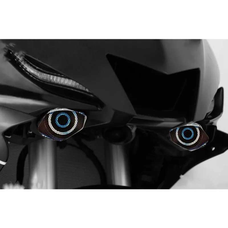 For YAMAHA MT10 R1 R6 Motorcycle Accessories Front Fairing Headlight Sticker Guard Sticker - 3