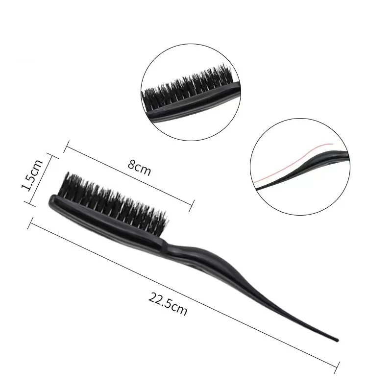 Pro Salão Escovas de Cabelo Pente Linha Fina Provocando Escova Pentear Ferramentas Estilo DIY Kit Profissional Cabeleireiro Plástico Pentes