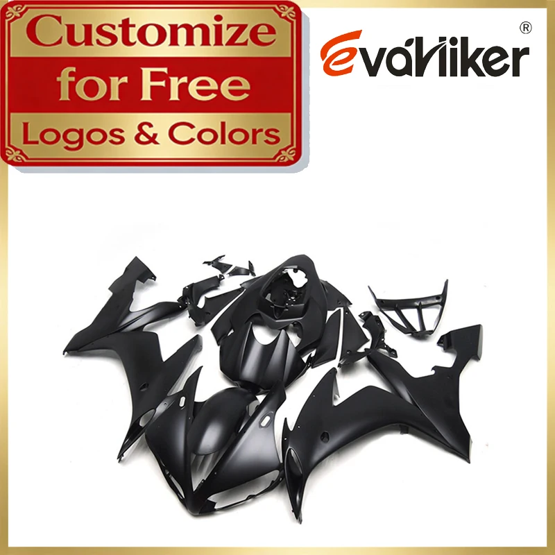 

ABS Motorcycle Fairing Kit For Yamaha YZFR1 2004 2005 2006 black Customizable Colors And Graphics