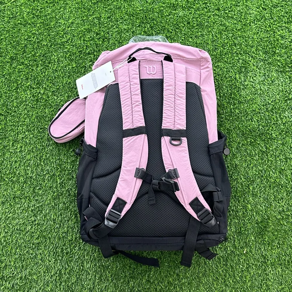 ウィルソン新しいドローストリングレースアップスタイル大容量テニスバックパック V2 ミニポケット独立したシューズバッグ
