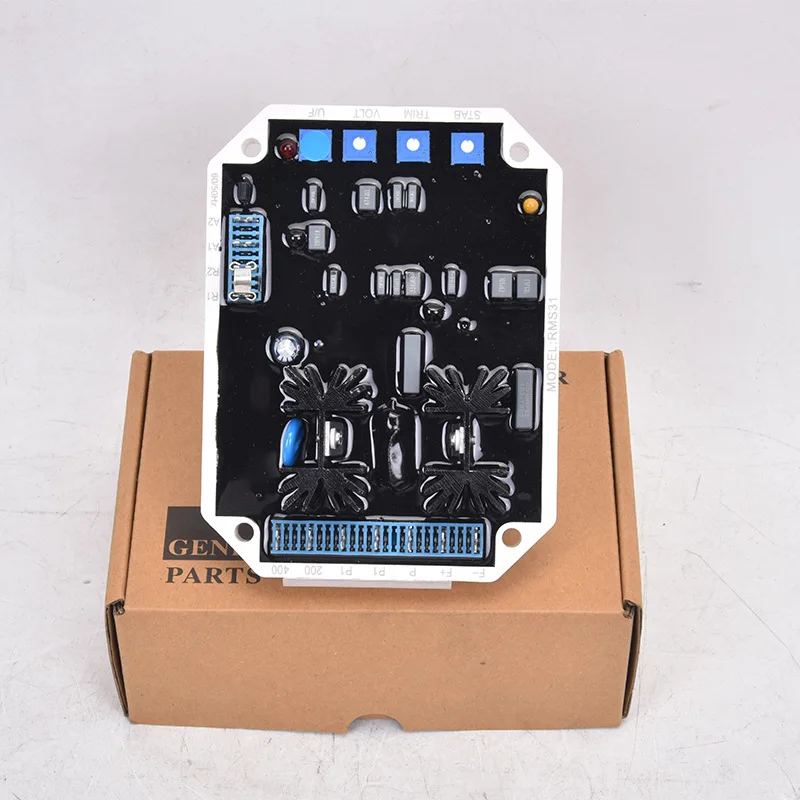 RMS31 AVR Automatic Voltage Regulator, Excitation Stabilizer Board Module for Brushless Diesel Generator Set Spare Parts