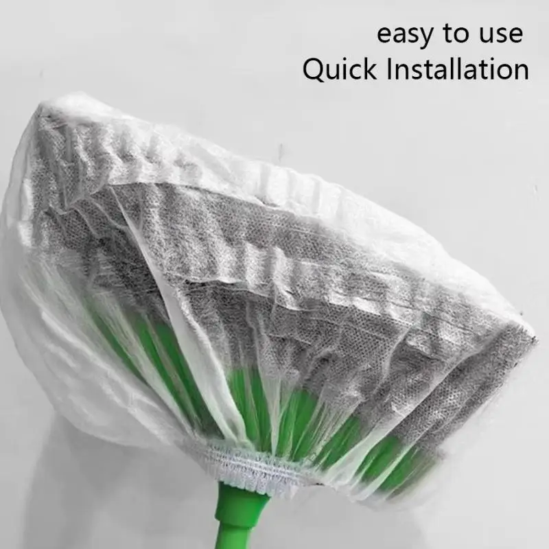 Picture 7: Disposable Mop Replacement Covers 100pcs Electrostatic Non Woven Dust Adsorption Pads for Office Tile Floor Clean