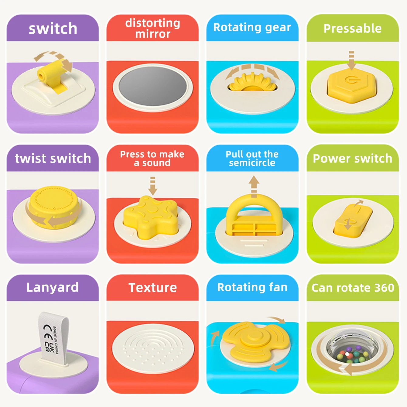 ของเล่นเด็กเล็ก ตัวต่อจิ๊กซอว์ บล็อกสร้างสรรค์ ของเล่นเสริมพัฒนาการแบบมอนเตสซอรี่ ของเล่นเสริมทักษะการเรียนรู้แบบอินเทอร์แอคทีฟ