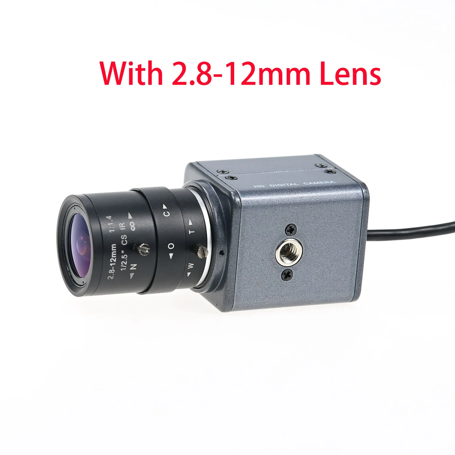 OV9281 120FPS Global Shutter USB Camera 720P,Monochrome, Housing Webcam,With 5-50mm Varifocal CS Lens,High Frame Rate Capture