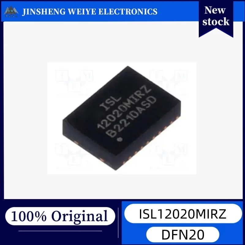 10/50 pieces ISL12020MIRZ ISL12020MIRZ-T DFN20 Real Time Clock RTC Chip New Stock