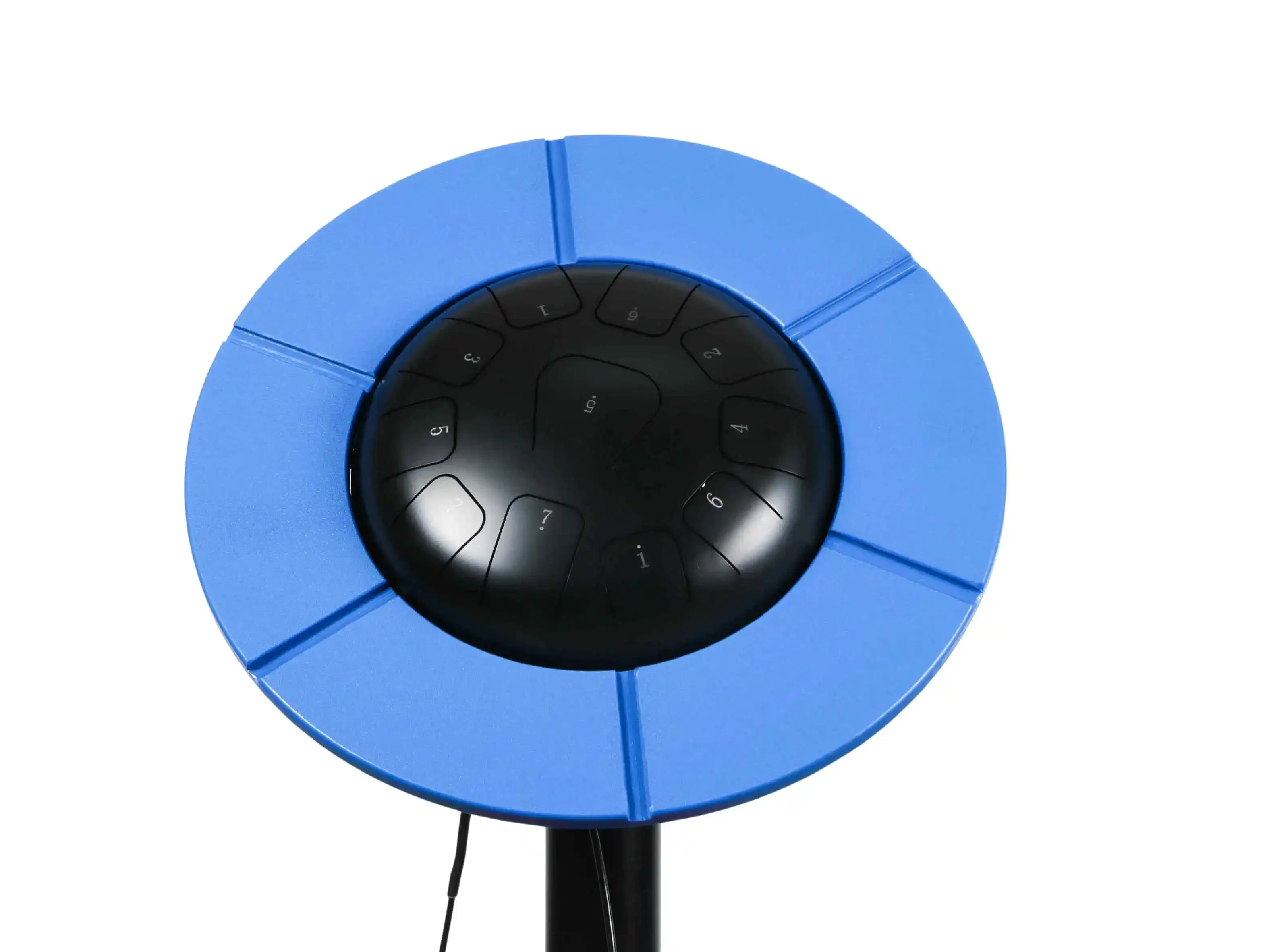 Blue Flower Percussion Petal Drums with Teel Construction for Outdoor Playground Equipment School Use
