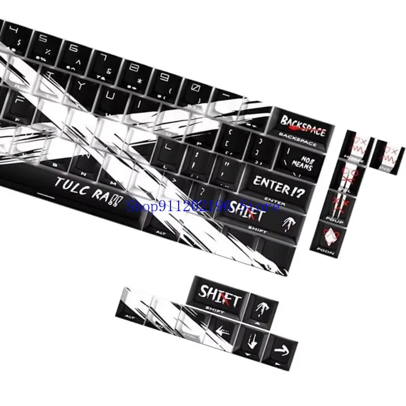 P82A 74Key Side Impresión Translucentes KeyCaps OBJETO PERFIL ORIGINO Tema sostenido