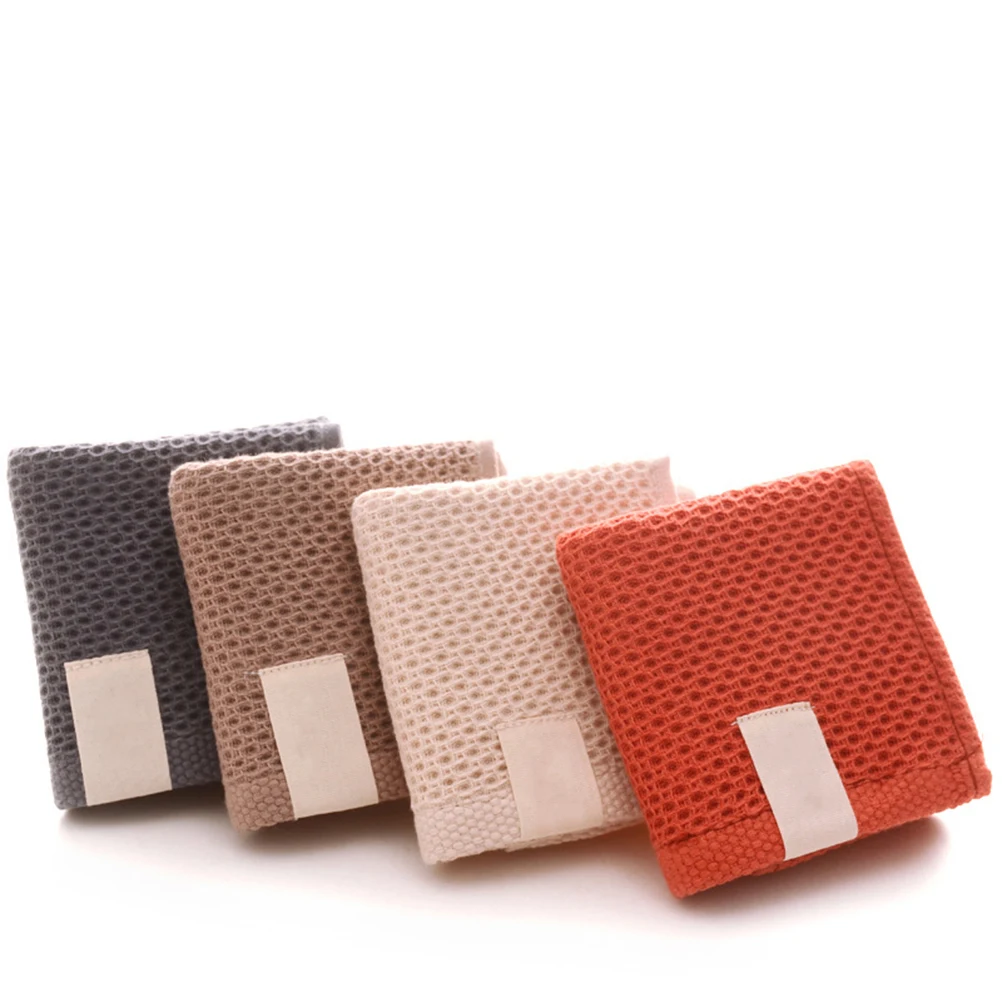 

Premium Cotton 32x32cm Waffle Weave Face Bath Multi purpose Soft Absorbent Waffle Bath Towels Thick