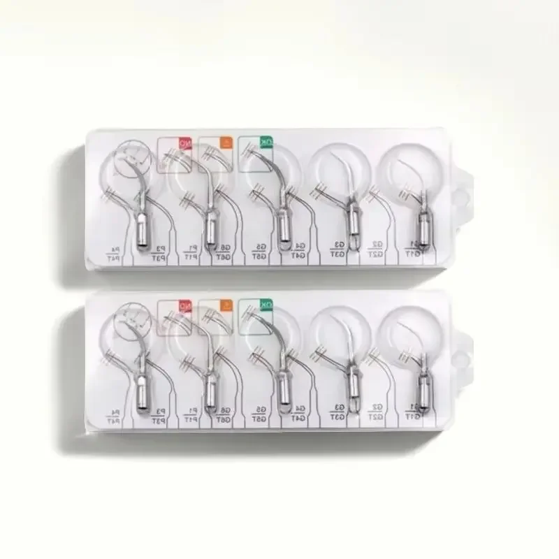 0pcs Dental Ultrasonic Scaler Insert Scaling Tips - Fit Ems & Woodpecker Ultrasonic Scaler Handpiece, Including P1/G1/GD1/PD1 Mo
