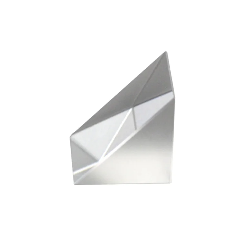 

1PC Right-Angle Isosceles Prism K9 Optical Glass Refracting Lens for Physics Experiments and Laboratory Instruments