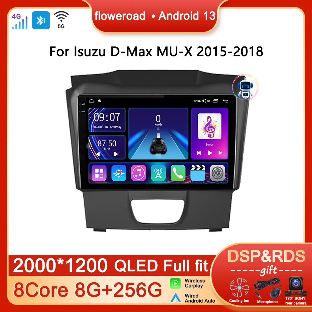 

Touch Screen Android For Isuzu D-MAX DMAX 2020 Car Radio Multimedia Player Video Navigation GPS DSP Stereo 2 din Auto Carplay BT