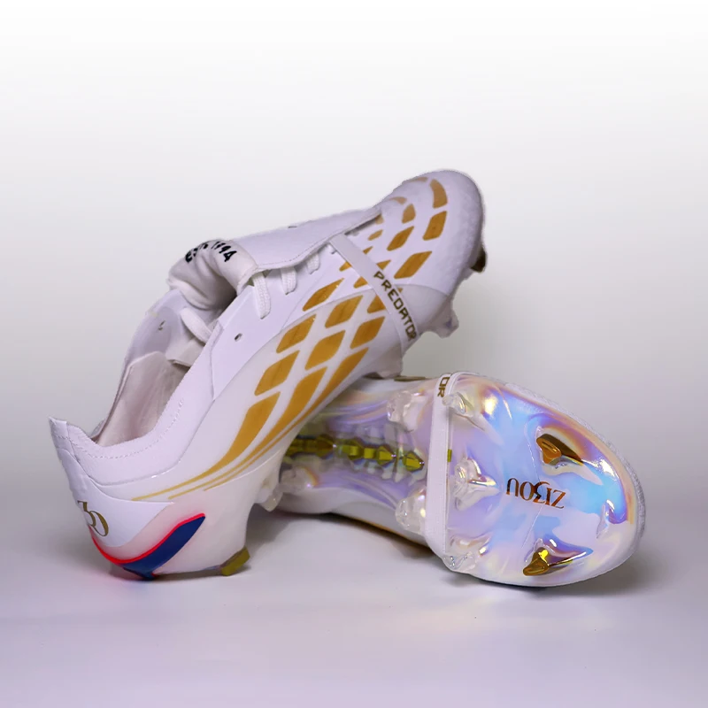 

PRADATOR26 High Quality Lace-up Mens Soccer Shoes Outdoor FG Football Shoes Men/Youth, Training Sneakers (Chuteira Campo) 39-45