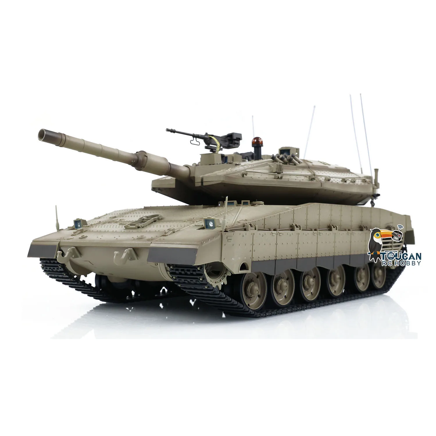 1/16 Heng Long RC 탱크 Merkava 3958 IDF MK IV 금속 운전 기어박스 모델 TK7.0 장난감 흡연 발생기, 360 ° 회전 선물 TH22644