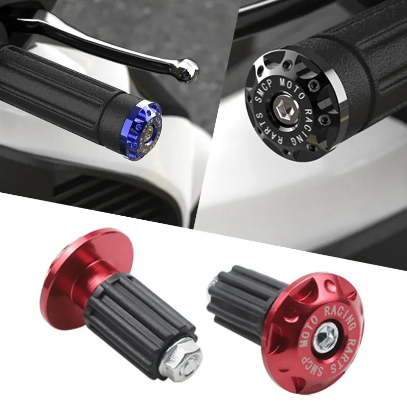 8 Color Motorcycle Handle Bar Ends Plug Grips Handlebar Plug Caps Slider Motor Bike for Honda Yamaha KTM Dirt Bike Accessories