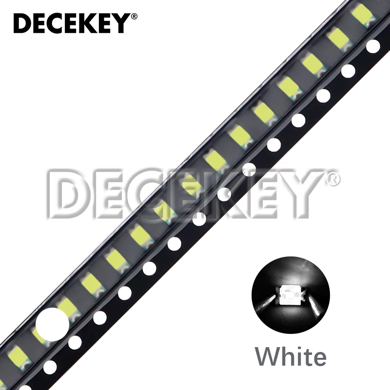 100pcs 1206 SMD LED Branco Vermelho Azul Amarelo Verde Laranja Branco Quente Rosa Roxo RGB Diodo Emissor de Luz