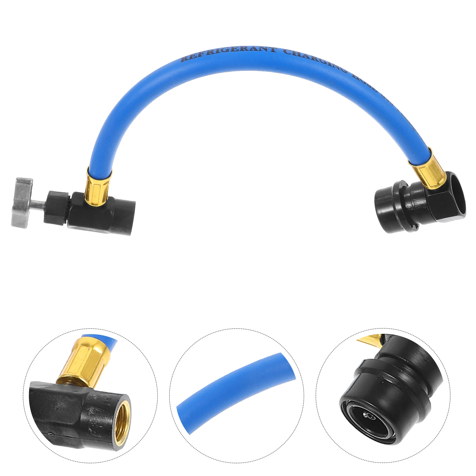 

Car Ac Recharge Hose Air Conditioner Refrigerant Filling Pipe High Pressure Resistant Durable Plastic Aluminum Alloy Flexible