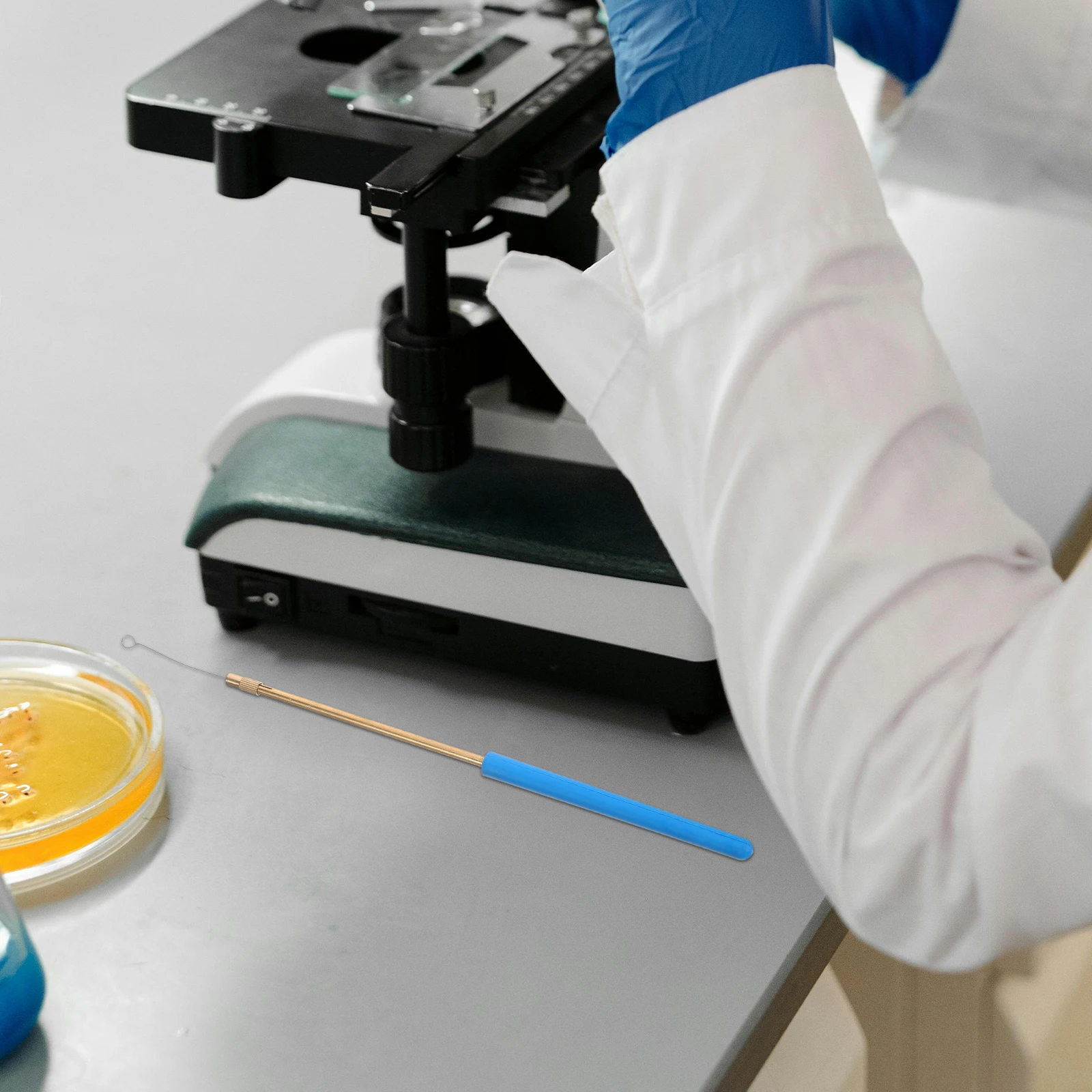 

1 set 1 Set Microbiology Inoculation Loop Copper Rod Laboratory Tools Bacterial Culture Inoculating Equipment