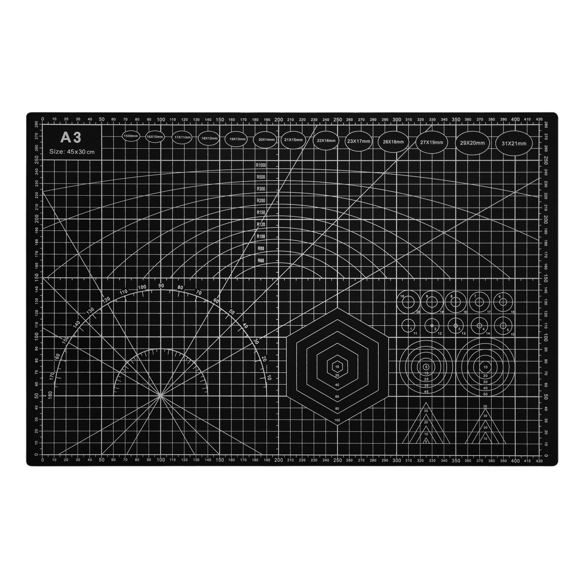 Tapete de costura autocurativo a3, tapete de corte de 9 polegadas x 6 polegadas, tábua de corte para artesanato de costura, tecido de hobby, projeto de scrapbooking de precisão